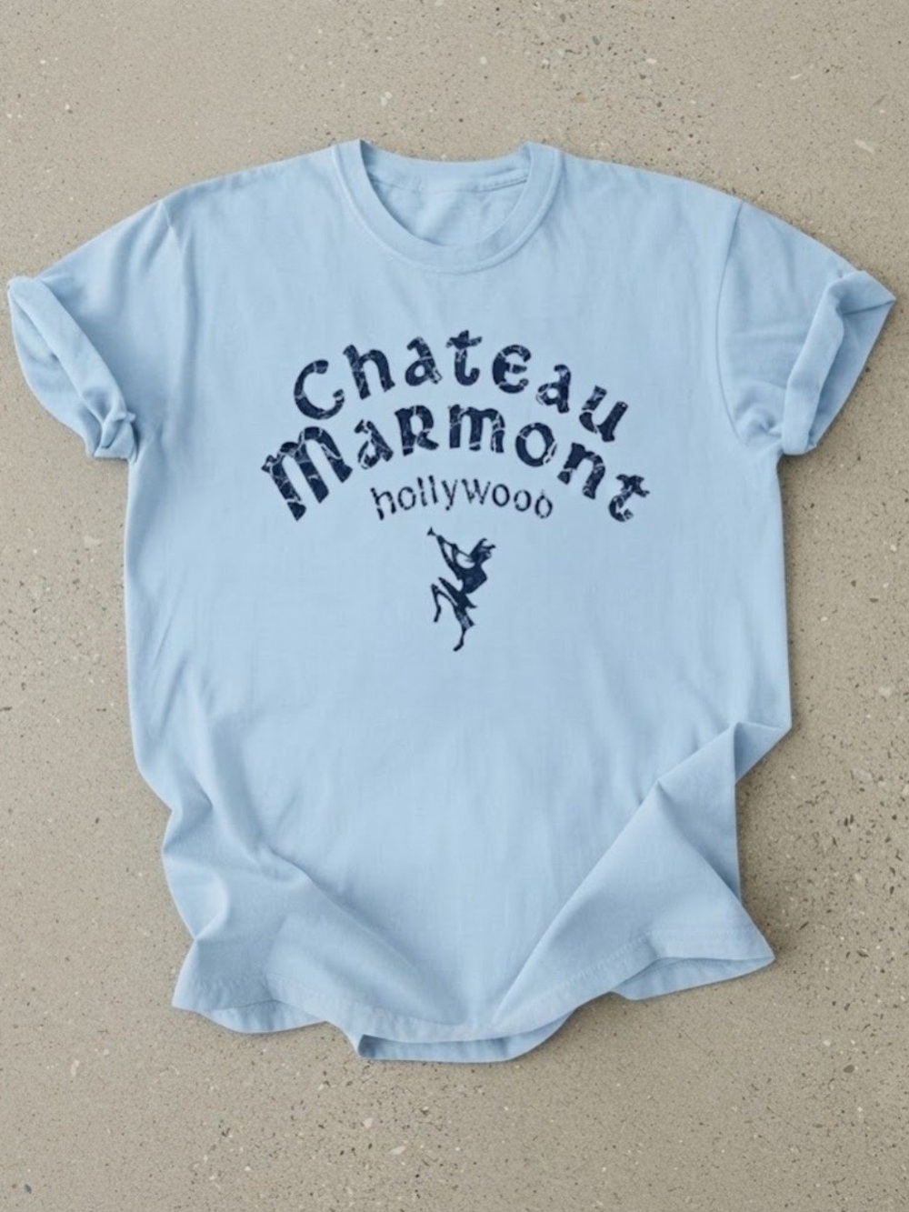 Chateau Marmont Hollywood Graphic Print Aesthetic Tee Gildan T-Shirt